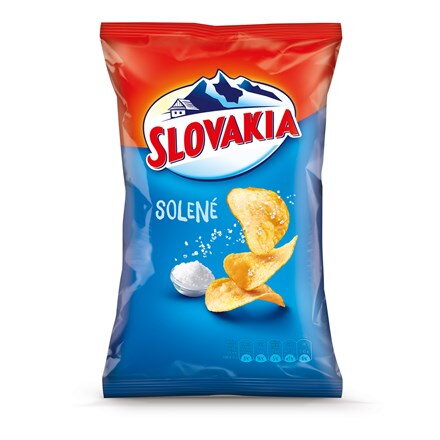 SLOVAKIA Chips solené 130 g SLOVAKIA Chips solené 130 g
