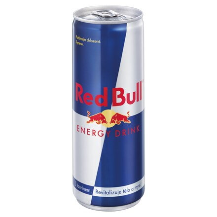 Red Bull energetický nápoj 250 ml vratná plechovka Red Bull energetický nápoj 250 ml vratná plechovka