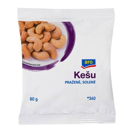 Kešu pražené solené  80 g
