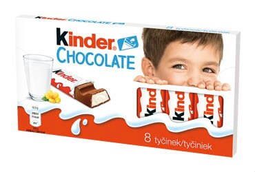 kinder Chocolate T8 tyčinka z mliečnej čokolády 100 g