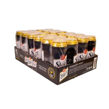 Steiger 11° tmavé pivo  500 ml vratná plechovka